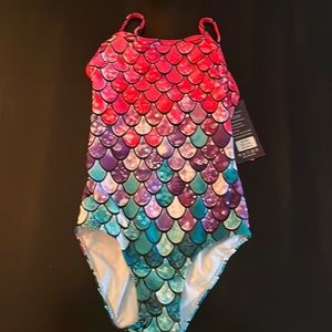 NWT HONISEN girls swimsuit 4XL